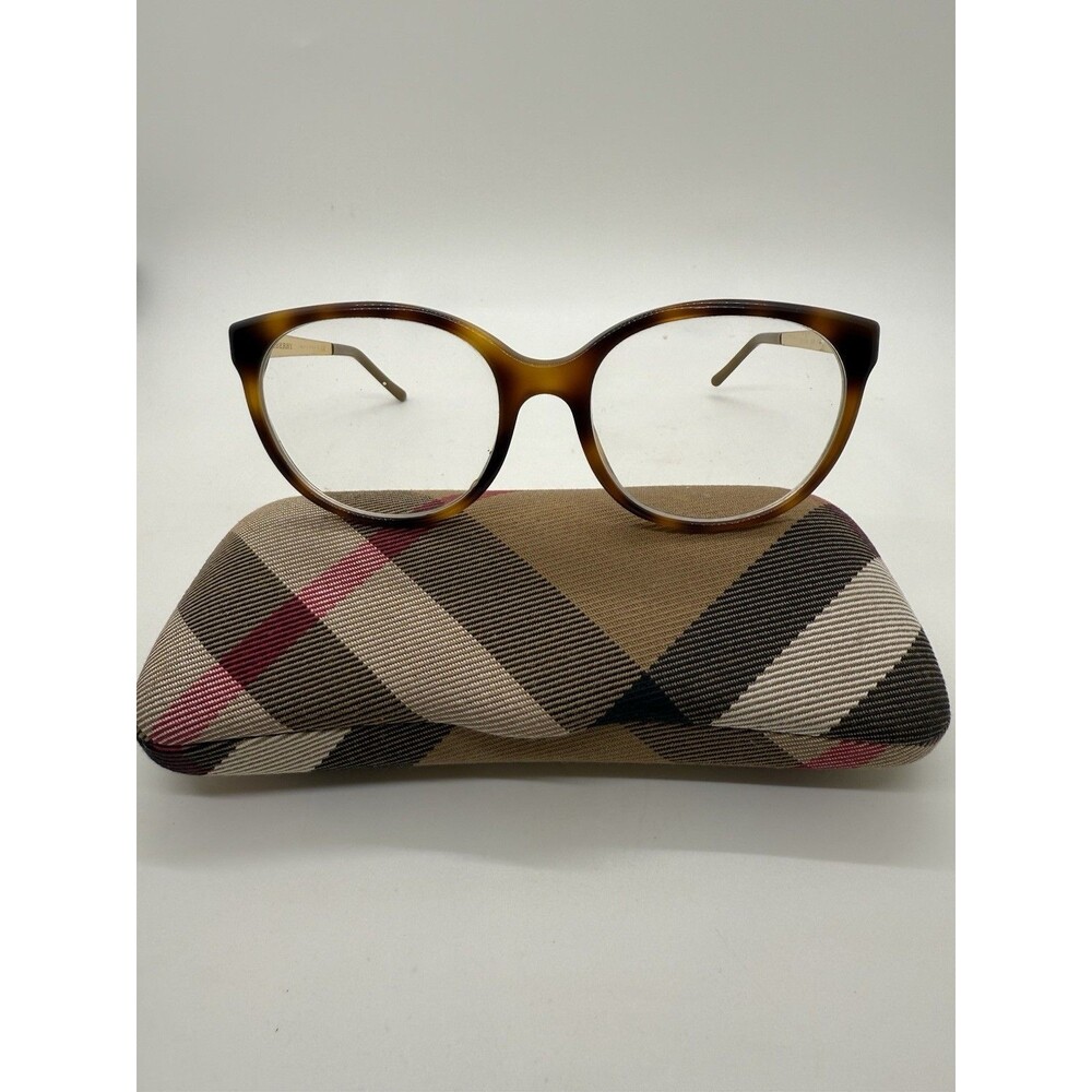 BURBERRY B 2142 3316 51-17 140 Havana With A Case Authentic Hard To Find - Picture 12 of 14